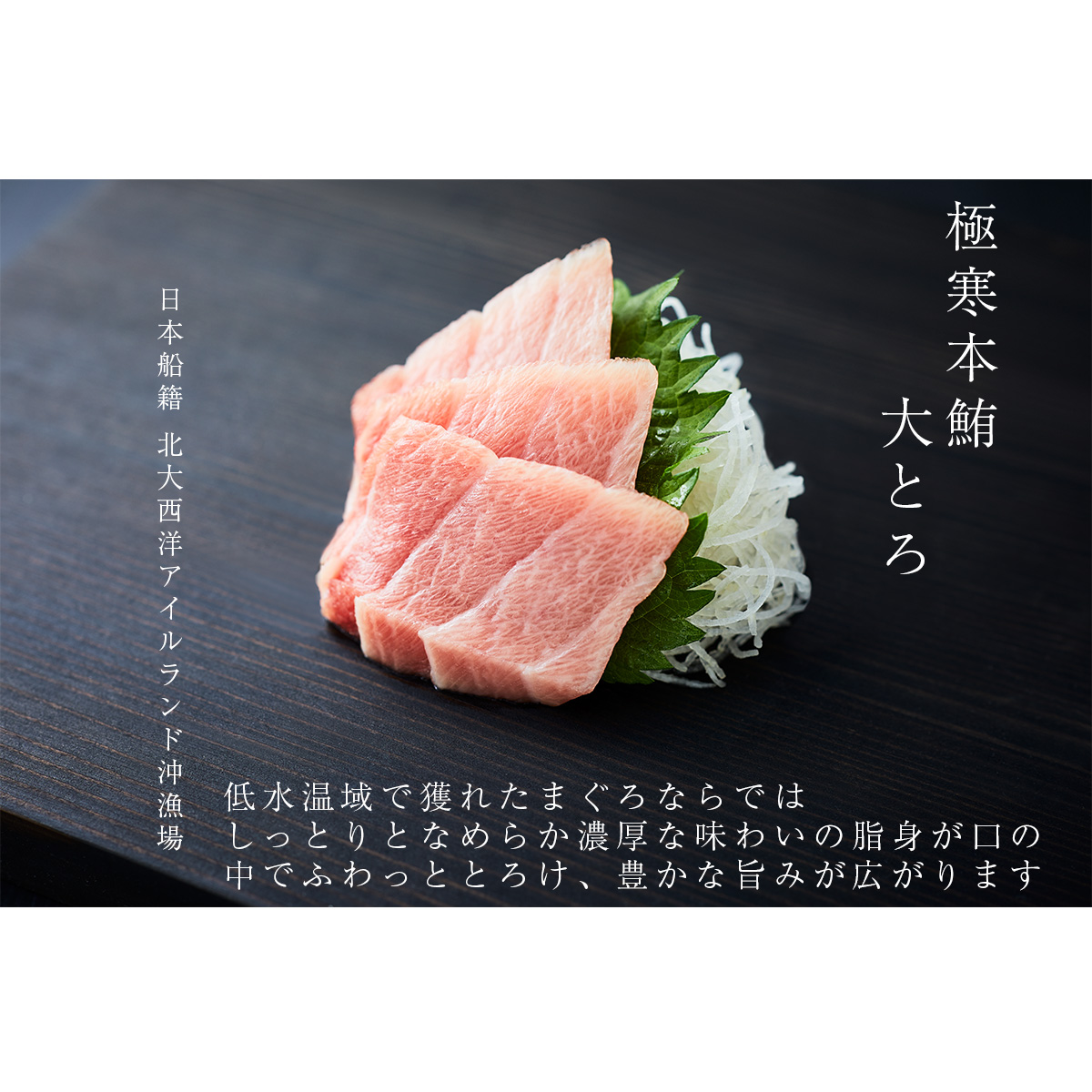 マグロ 大間産本マグロ(冷凍)大トロ 200gサク | 青森・大間特産品